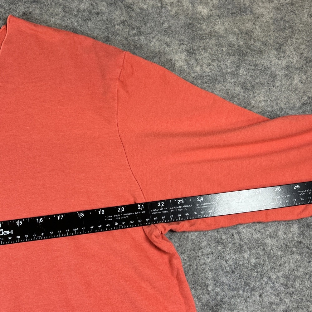 Bryn Walker Tunic Women's Medium Coral Bamboo Lagenlook Flowy Boho Pockets - Picture 4 of 8